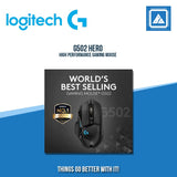 LOGITECH G502 HERO HIGH PERFORMANCE GAMING MOUSE