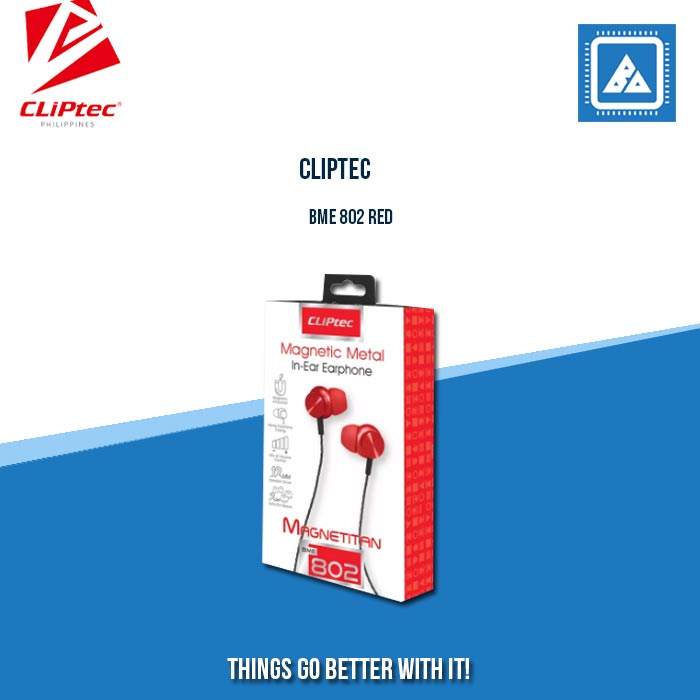 CLIPTEC BME 802 RED HEADSET