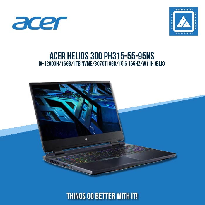 ACER HELIOS 300 PH315-55-95NS I9-12900H  | Gaming Laptop And AutoCAD Users