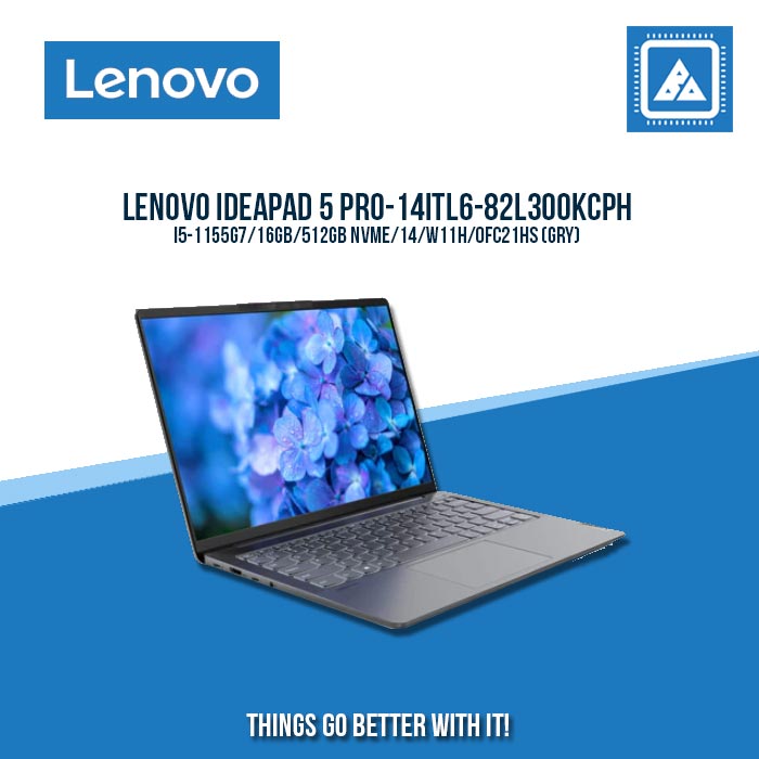 LENOVO IDEAPAD 5 PRO-14ITL6-82L300KCPH I5-1155G7 | Best for Students and Freelancers Laptop