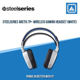 STEELSERIES ARCTIS 7P+ WIRELESS GAMING HEADSET (WHITE)