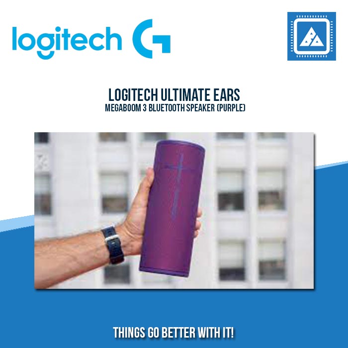 LOGITECH ULTIMATE EARS MEGABOOM 3 BLUETOOTH SPEAKER (PURPLE)