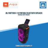 JBL PARTYBOX 110 PORTABLE BLUETOOTH SPEAKER