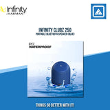 INFINITY CLUBZ 250 PORTABLE BLUETOOTH SPEAKER (BLUE)