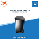 COUGAR MG130-G MINI TOWER CASE W/ TEMPERED GLASS SIDE WINDOW, 1FAN