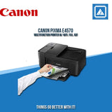 CANON PIXMA E4570 MULTIFUNCTION PRINTER W/ WIFI, FAX, ADF