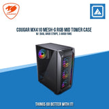 COUGAR MX410 MESH-G RGB MID TOWER CASE W/ DUAL ARGB STRIPS, 3 ARGB FANS