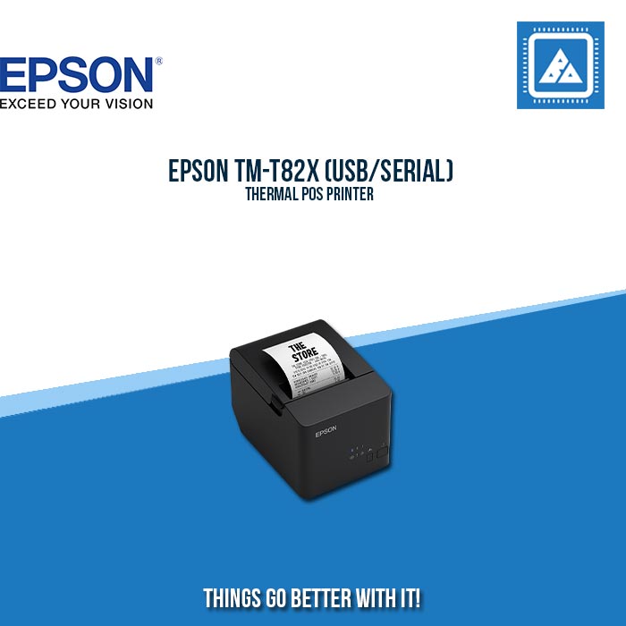 EPSON TM-T82X (USB/SERIAL) THERMAL POS PRINTER