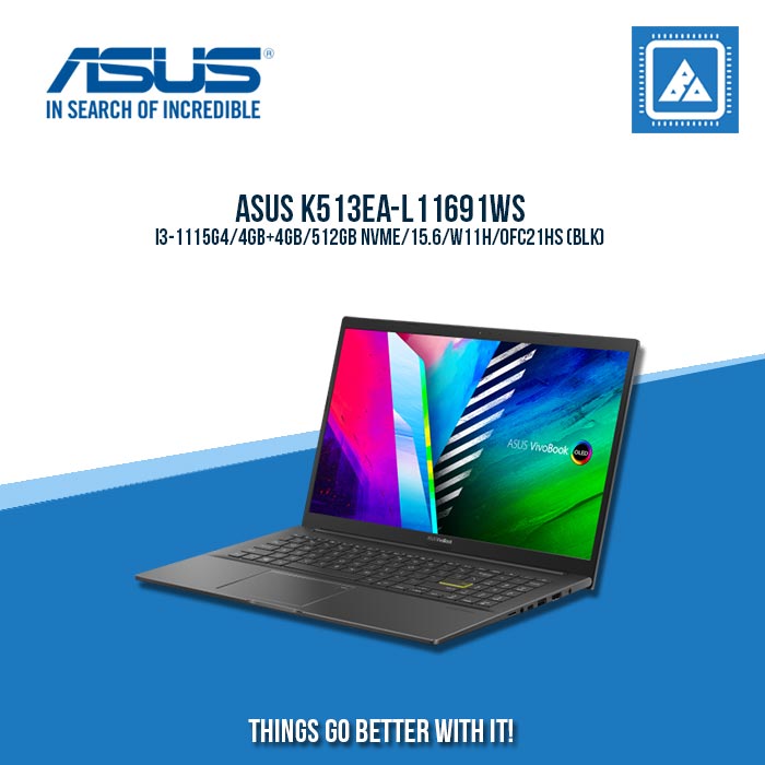 ASUS K513EA-L11691WS I3-1115G4 | Best for Students Laptop