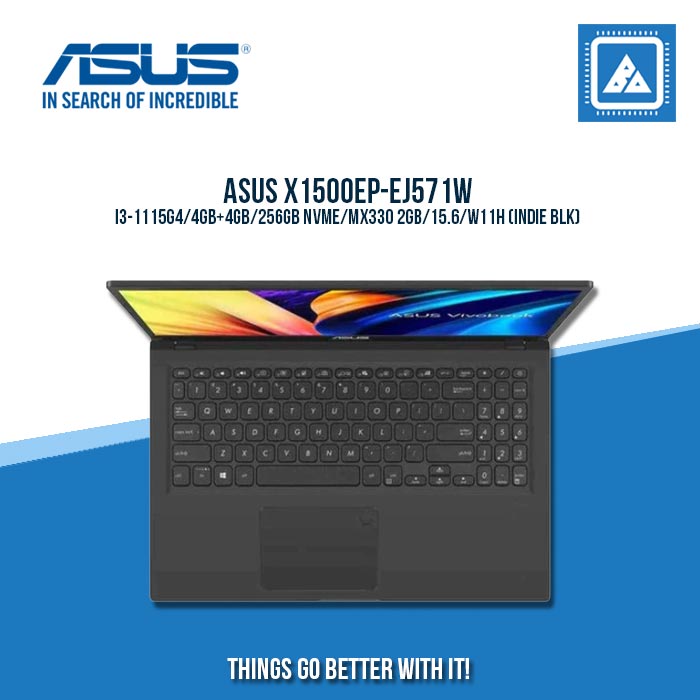 ASUS X1500EP-EJ571W I3-1115G4/4GB+4GB/256GB NVME/MX330 2GB BEST FOR STUDENTS AND FREELANCERS LAPTOP