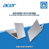 ACER ASPIRE 3 A315-24P-R4KG R3-7320U/8GB/512GB NVME/15.6 | BEST FOR STUDENTS LAPTOP