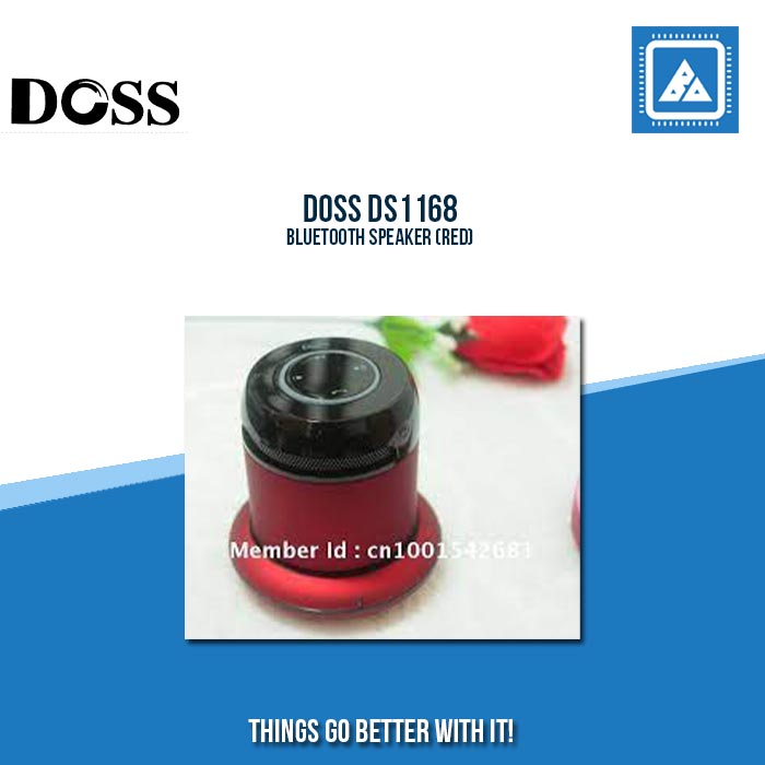 Ds 1168 Doss New Asimom DOSS DS1168 BLUETOOTH SPEAKER (RED
