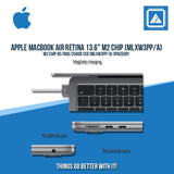 APPLE MACBOOK AIR RETINA  (MLXW3PP/A) /13.6" M2 CHIP 8C/8GB/256GB SSD | BEST FOR STUDENTS AND FREELANCERS LAPTOP