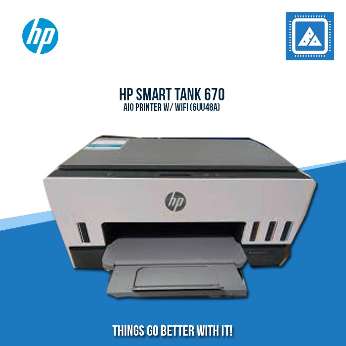 HP SMART TANK 670 AIO PRINTER W/ WIFI (6UU48A)