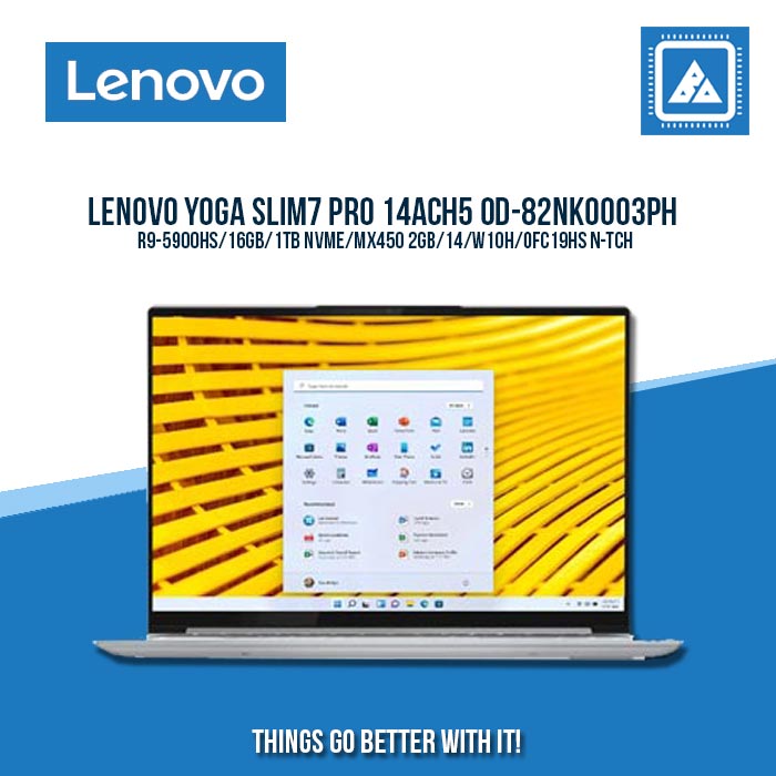 LENOVO YOGA Slim 7 Pro 14ACH5 OD AMD R9-5900HS   Best for Students and Freelancers