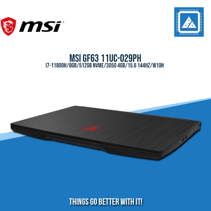 MSI GF63 11UC-029PH I7-11800H | Gaming Laptop And AutoCAD Users
