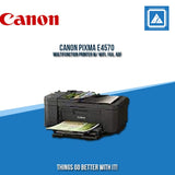 CANON PIXMA E4570 MULTIFUNCTION PRINTER W/ WIFI, FAX, ADF
