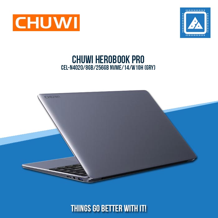 CHUWI HeroBook Pro 14.1'' IPS | Celeron® N4020 | Cheapest Laptop | 8GB RAM+256GB SSD