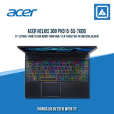 ACER HELIOS 300 PH315-55-76D8 I7-12700H/16GB/512GB NVME/3060 6GB  | BEST FOR GAMING AND AUTOCAD LAPTOP