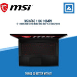 MSI GF63 11UC-1064PH I7-11800H | Gaming Laptop And AutoCAD Users