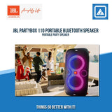 JBL PARTYBOX 110 PORTABLE BLUETOOTH SPEAKER