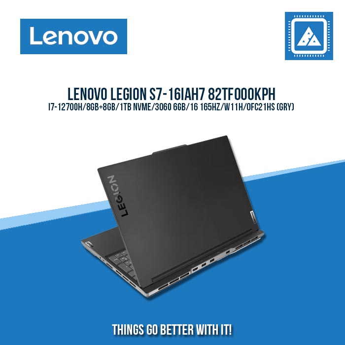 LENOVO LEGION S7-16IAH7 82TF000KPH I7-12700H/8GB+8GB/1TB NVME/3060 6GB | BEST FOR GAMING AND AUTOCAD LAPTOP