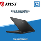 MSI B12M-045PH MODERN 15 I7-1255U/8GB/512GB NVME | BEST FOR STUDENTS AND FREELANCERS LAPTOP