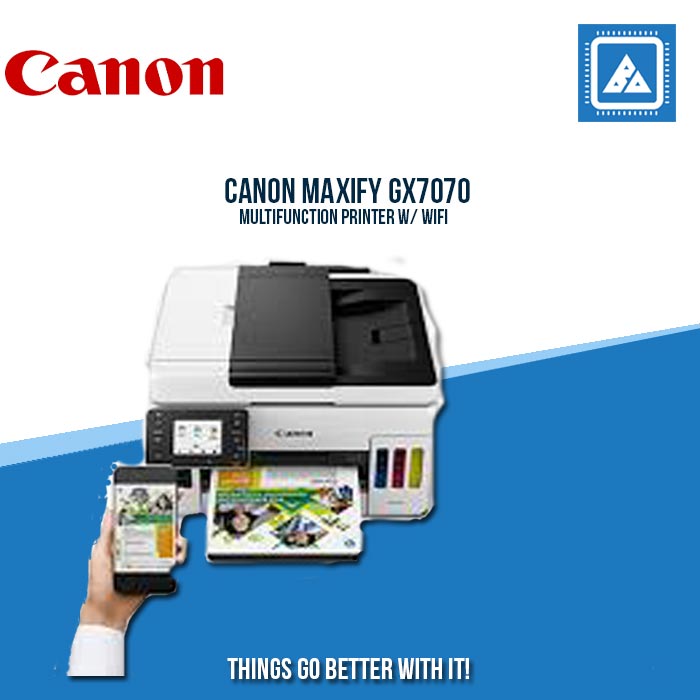 CANON MAXIFY GX7070 MULTIFUNCTION PRINTER W/ WIFI