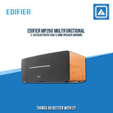 EDIFIER MP260 MULTIFUNCTIONAL 2.1CH BLUETOOTH/USB/3.5MM SPEAKER (BROWN)