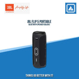 JBL FLIP 5 PORTABLE BLUETOOTH SPEAKER (BLACK)