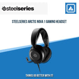 STEELSERIES ARCTIS NOVA 1 GAMING HEADSET (BLACK)