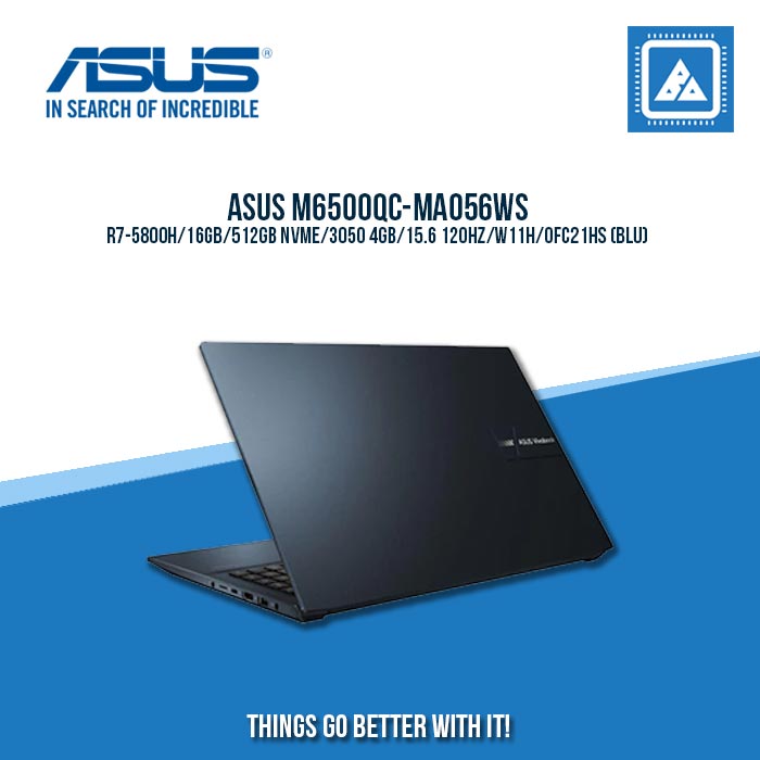 ASUS M6500QC-MA056WS R7-5800H | Best for Students Laptop
