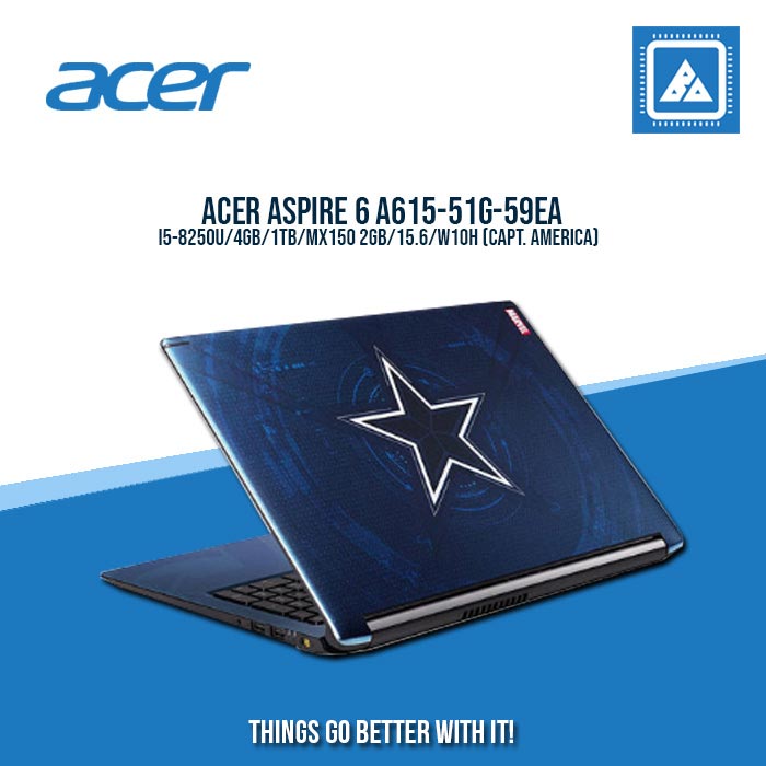 ACER ASPIRE 6 A615-51G-59EA I5-8250U/4GB/1TB/MX150 2GB | BEST FOR STUDENTS AND FREELANCERS LAPTOP