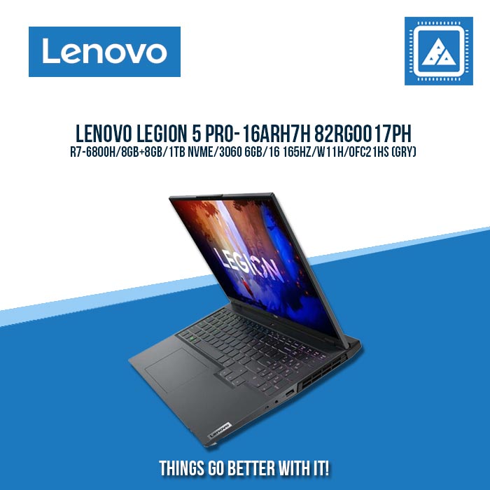 LENOVO LEGION 5 PRO-16ARH7H 82RG0017PH R7-6800H  | Gaming Laptop And AutoCAD Users