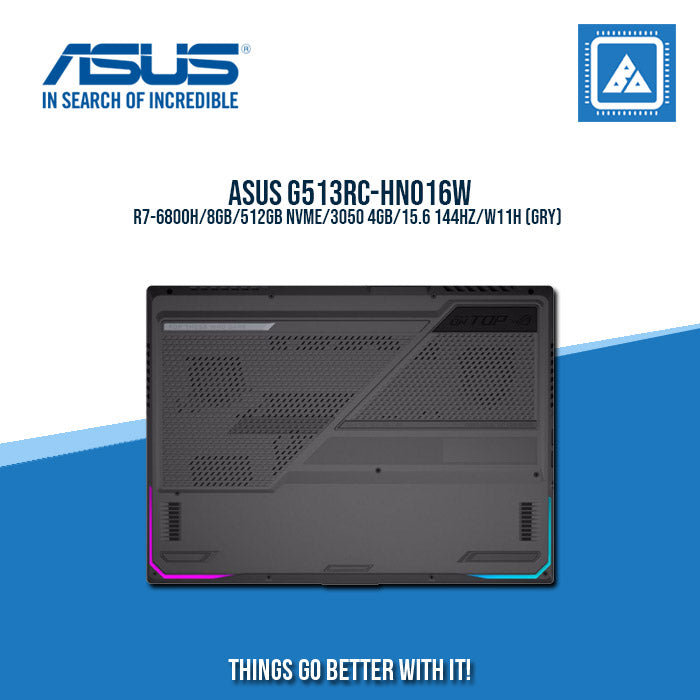 ASUS G513RC-HN016W R7-6800H  | Gaming Laptop And AutoCAD Users