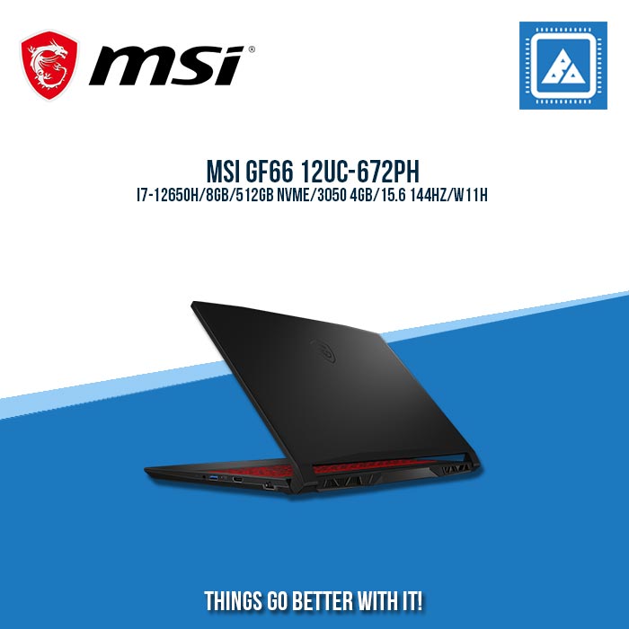 MSI GF66 12UC-672PH I7-12650H | Gaming Laptop And AutoCAD Users