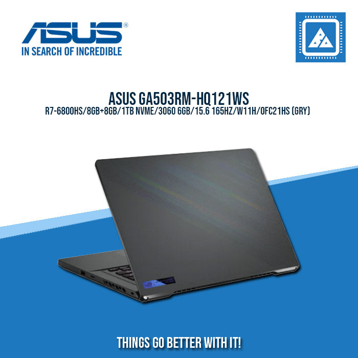 ASUS GA503RM-HQ121WS R7-6800HS/8GB+8GB/1TB NVME/3060 6GB | BEST FOR GAMING AND AUTOCAD LAPTOP