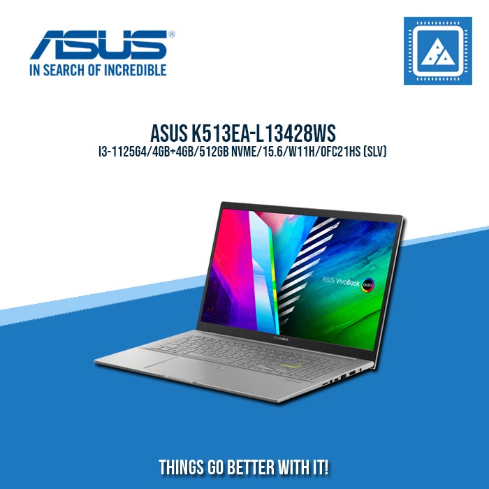 ASUS K513EA-L13428WS I3-1125G4 | Best for Student Laptop