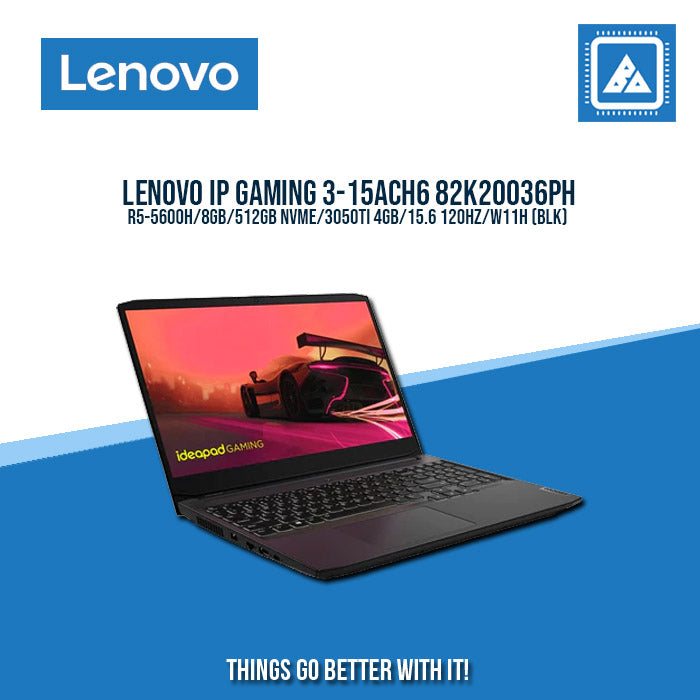 LENOVO IP GAMING 3-15ACH6 82K20036PH | Gaming Laptop And AutoCAD Users
