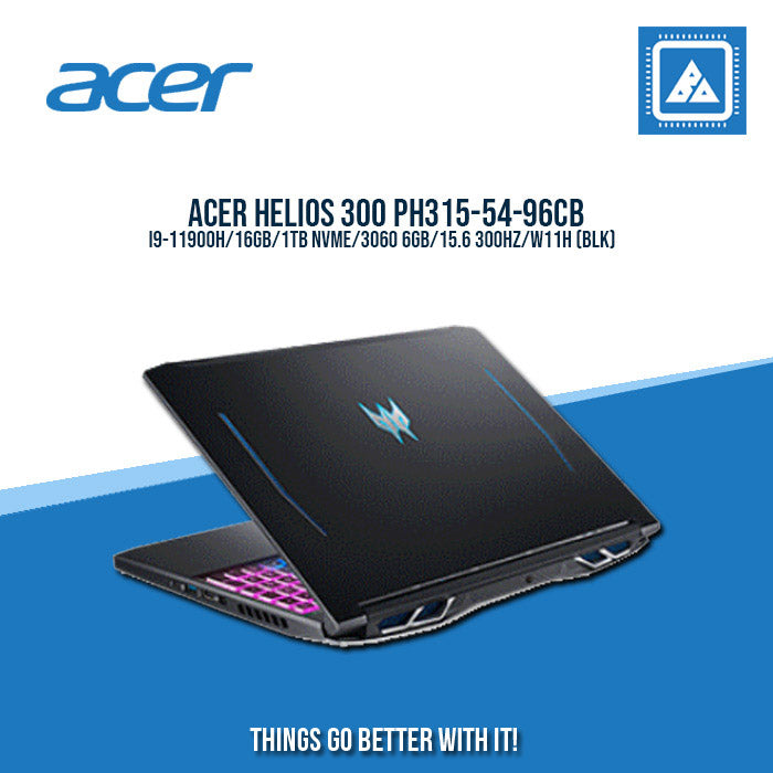 ACER HELIOS 300 PH315-54-96CB I9-11900H | Gaming Laptop And AutoCAD Users