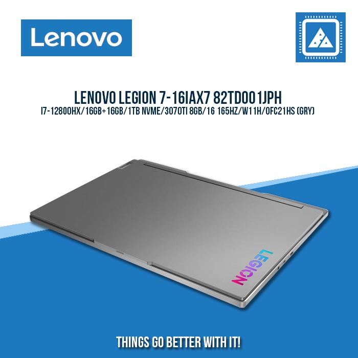 LENOVO LEGION 7-16IAX7 82TD001JPH I7-12800HX/16GB+16GB/1TB NVME/3070TI 8GB | BEST FOR GAMING AND AUTOCAD LAPTOP