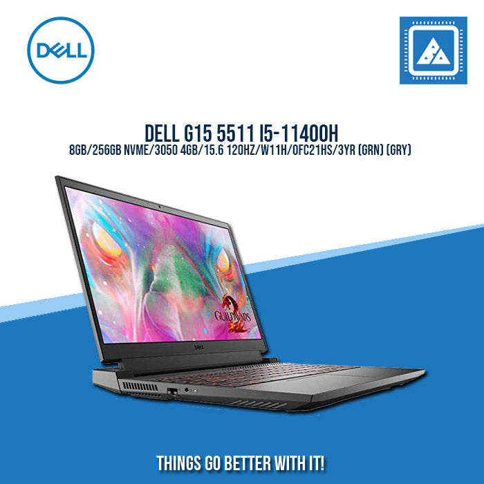 DELL G15 5511 I5-11400H/8GB/256GB NVME/3050 4GB | BEST FOR GAMING AND AUTOCAD LAPTOP
