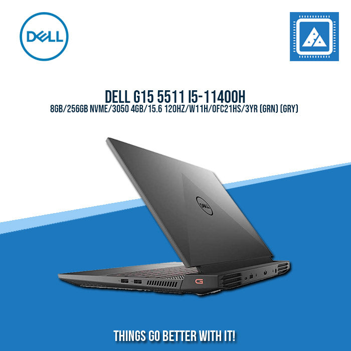 DELL G15 5511 I5-11400H/8GB/256GB NVME/3050 4GB | BEST FOR GAMING AND AUTOCAD LAPTOP