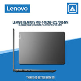 LENOVO IDEAPAD 5 PRO-14ACN6-82L700L4PH  Best for Freelancers and Students