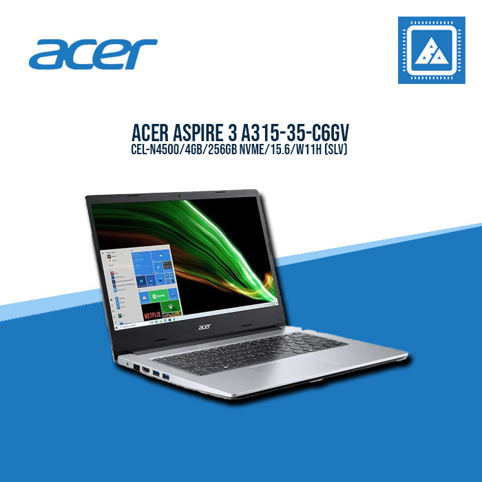 ACER ASPIRE 3 A315-35-C6GV CEL-N4500 Best for Students!
