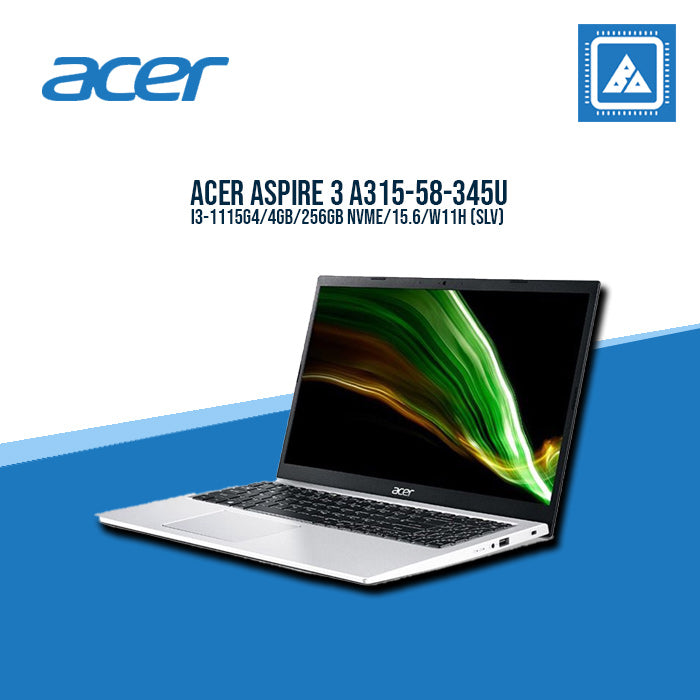 ACER ASPIRE 3 A315-58-345U I3-1115G4  Best for online class (SLV)