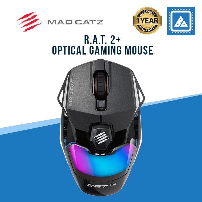 Mad Catz The Authentic R.A.T. 2+ Optical Gaming Mouse