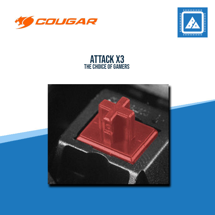 COUGAR ATTACK X3 MECHANICAL KEYBOARD NON RGB (RED SWITCH/BLUE SWITCH/BROWN SWITCH)