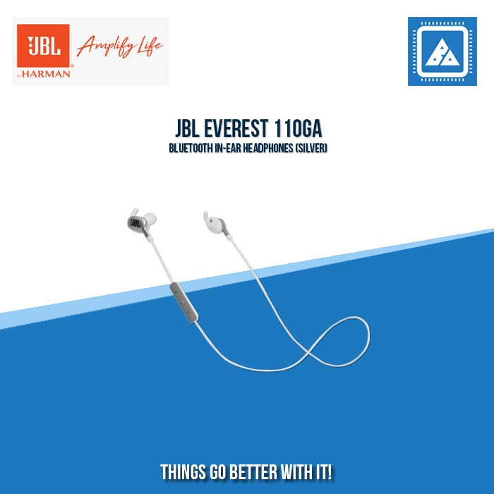 JBL EVEREST 110GA BLUETOOTH IN-EAR HEADPHONES (SILVER)